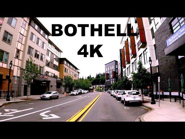 Bothell Downtown, Washington  - Drive 4K