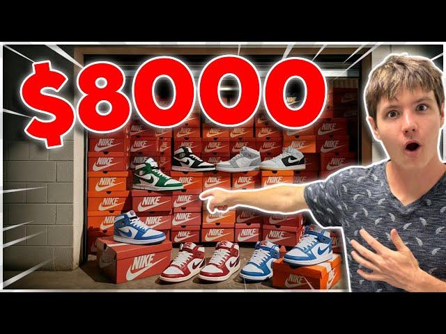 I BOUGHT A RICH SNEAKER COLLECTORS Abandoned Storage Unit FULL OF MONEY!