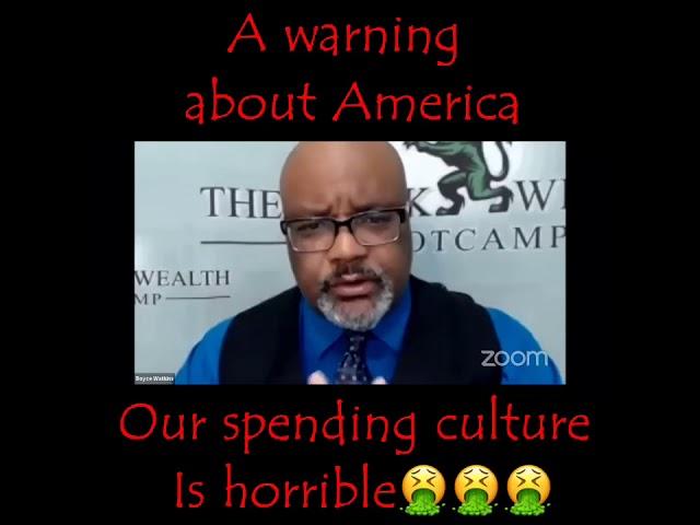 The truth about American spending habits - Dr Boyce Watkins
