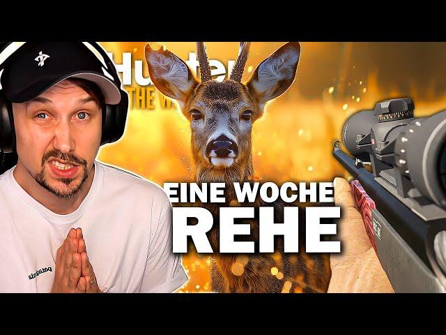 Ich habe EINE WOCHE Rehe auf Hirschfelden gejagt - theHunter Call of the Wild