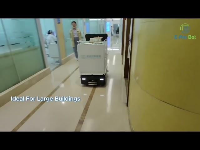 MediaBot Samson by E-Pro Bot  Mobile Advertising  Guest Engagement Robot