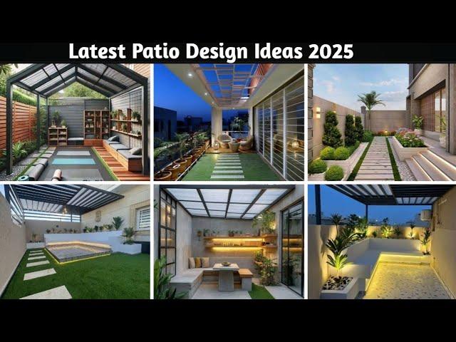 Modern Patio Design Ideas 2025 || Backyard Garden || Landscaping House Exterior || Rooftop Garden