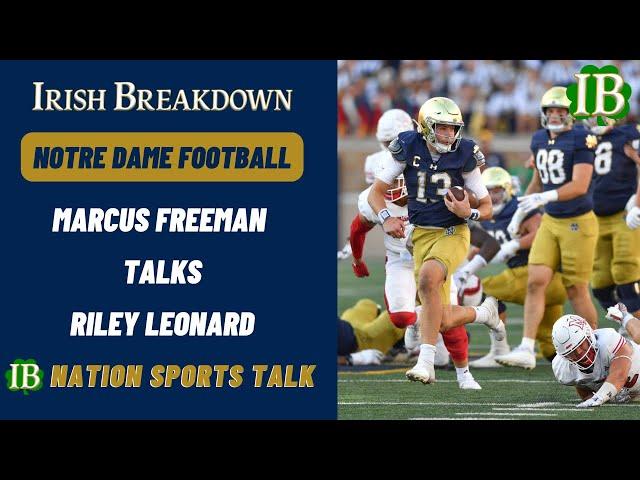 IB Nation Sports Talk: Marcus Freeman Talks Riley Leonard