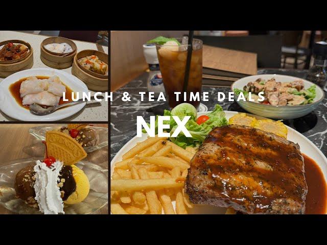 Singapore Food Tour: NEX   Lunch & Tea Time Deals, Dim Sum, Dessert