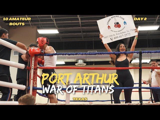 WAR OF TITANS! Amateur USA Boxing Tournament in Port Arthur, TX! Part 2