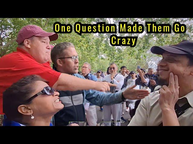 Jason After Many Years Lost It Again! Mansur And Jason Speakers Corner Sam Dawah