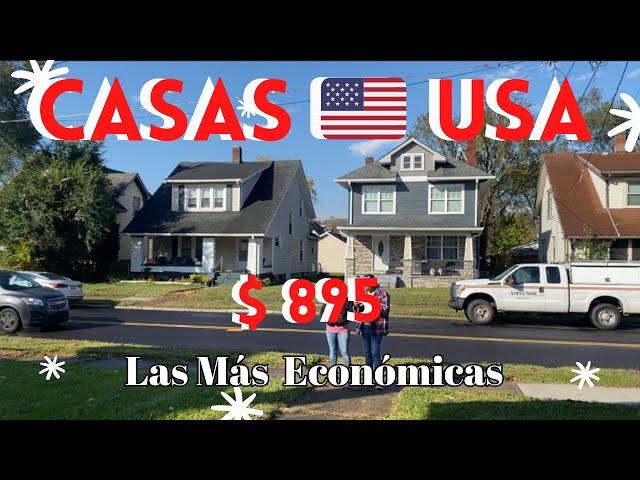 LAS CASAS MÁS ECONÓMICAS EN OHIO USA  $895 POR MES | 2 cuartos, Garaje, Buena cocina ‍