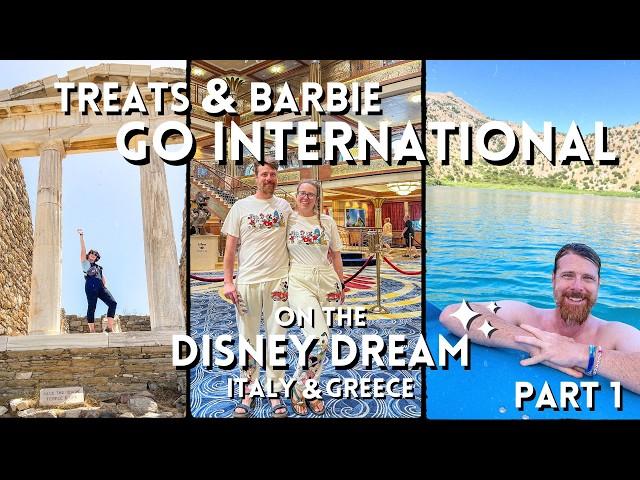 Disney Dream Travel Vlog | Mediterranean Cruise to Italy & Greece | Part 1