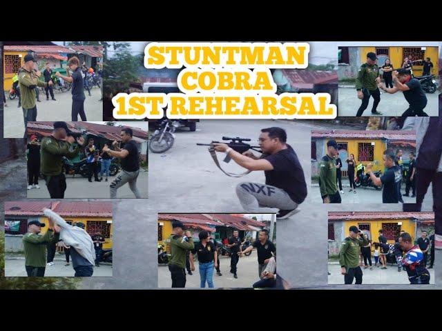 Stuntman cobra: First rehearsal l movie extra l mhikegreat tv