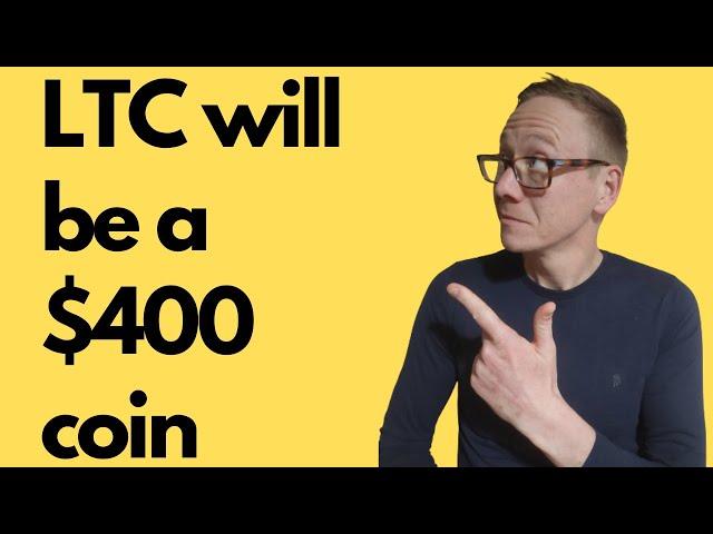 Litecoin LTC crypto review 2024 - could hit $400 per coin (currently $53.15)