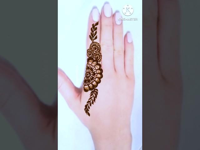 #Finger Mehndi Design Easy #mehandi ka design #henna #shorts #shortsfeed #viral #trending #मेहंदी