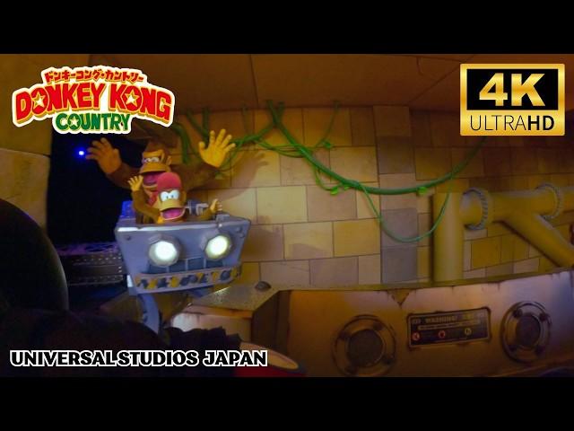 NEW! Full Ride: Donkey Kong Roller Coaster at Universal Studios Japan