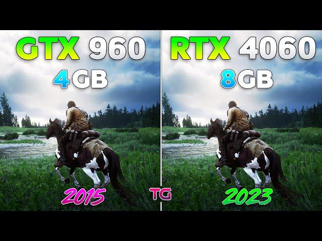 GTX 960 vs RTX 4060 - Test in 8 Games