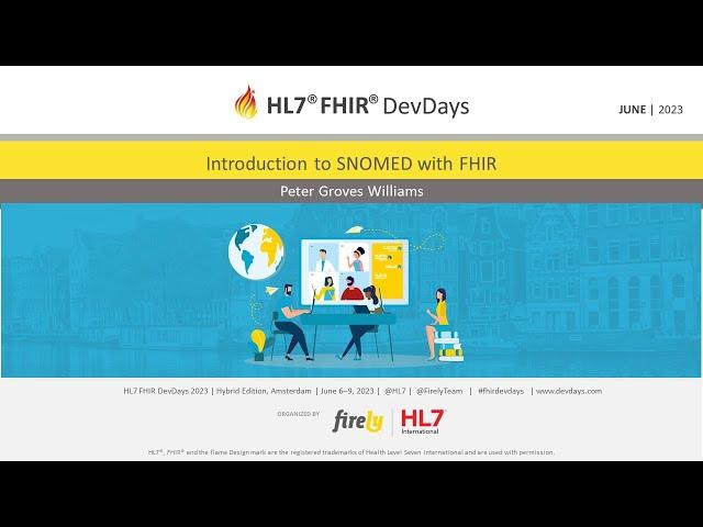 Peter Groves Williams - Introduction to SNOMED with FHIR | DevDays 2023 Amsterdam