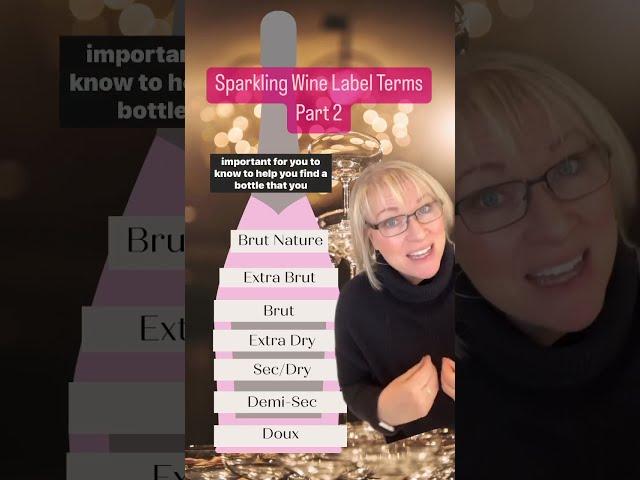 Sparkling Wine Labels| Part 2 | Sweetness Terms | Sommelier Tips