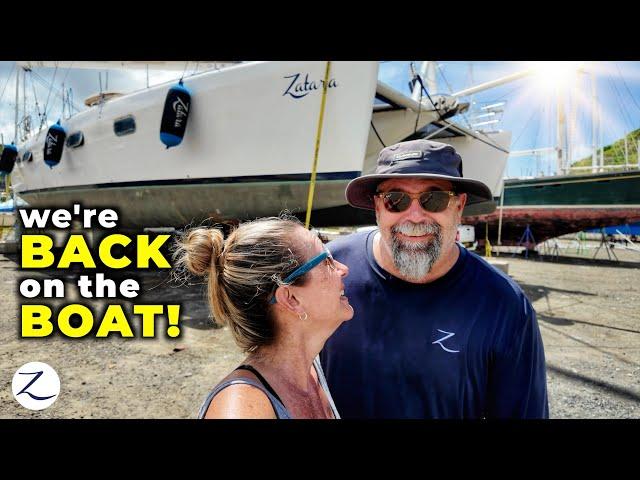 We left our boat in the TROPICS! ️ Here's what happened to it... (Ep 298)