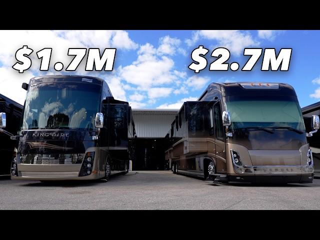 Why is there a Million Dollar Price Difference Between these two Motorhomes?