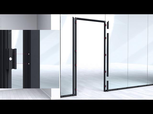 UNIQUIN Mounting – 2. Door frame / door