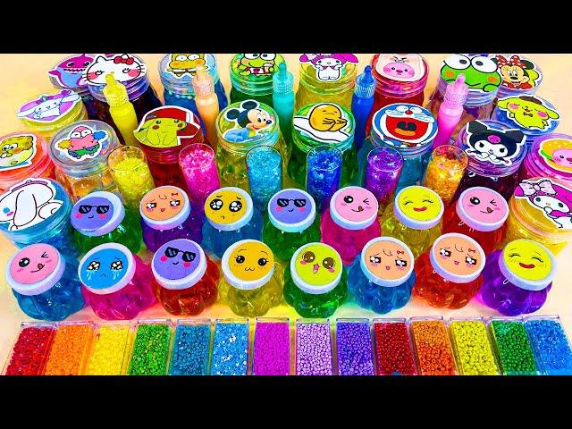 Mixing All My Slime Smoothie | Making Glossy Slime ASMR | Satisfying Slime Videos