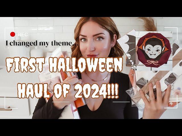 HALLOWEEN HAUL 2024- PLUS, MY NEW THEME FOR HALLOWEEN #halloweendecor #codeorange #spookyseason