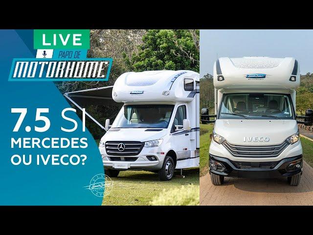 MOTORHOME SANTO INÁCIO 7.5 MERCEDES SPRINTER ou IVECO AUTOMÁTICO? Saiba mais sobre os modelo