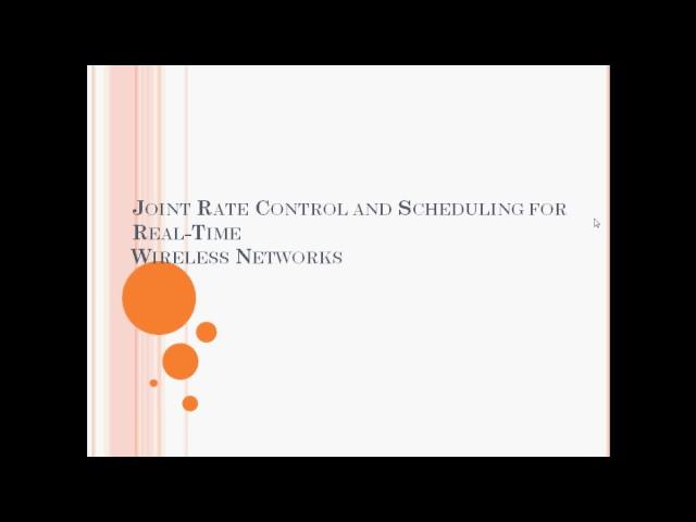 Joint Rate Control and Scheduling for Real-Time Wireless Networks