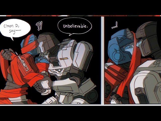 Surprise For Dee - Orion Pax X Dee - Transformers Comic Dub