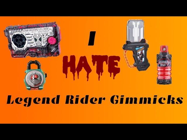 I hate Legend Rider Gimmicks (a Kamen Rider rant)