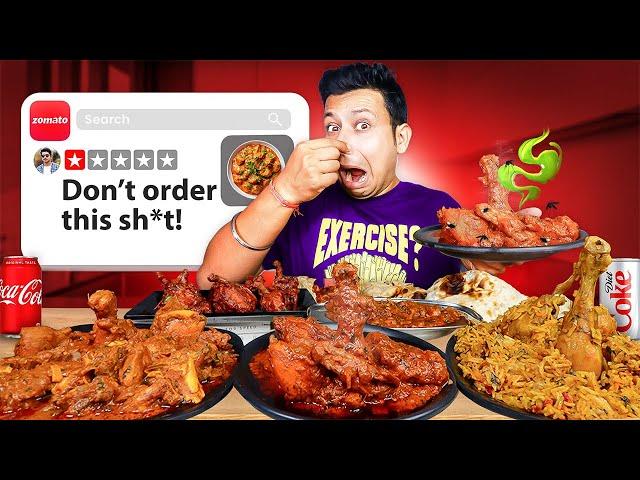 Trying Favorite Foods From Zomato's Worst Rated Restaurants!!!