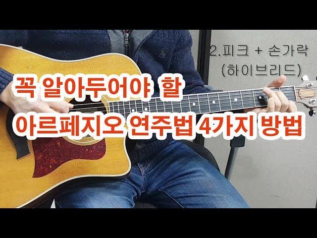 [일산기타학원-지엠아이 기타학원] 알아두면 좋은 기타 아르페지오 4가지 방법(일산기타학원-GMI기타학원)