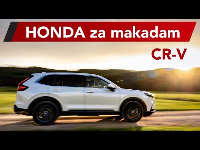 Honda CR-V - z novimi blažilniki udobneje po makadamu