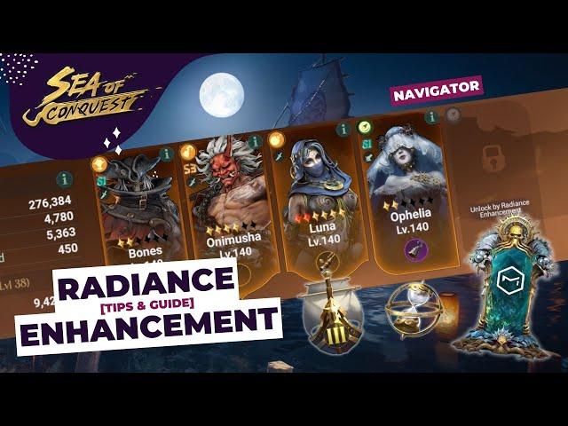 Sea of Conquest Tips to Get Navigator Fast & Radiance Enhancement Guide