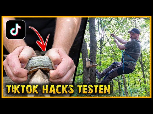 Survival Hacks von TikTok: Was denken die sich!? - Bushcraft Outdoor Lifehack