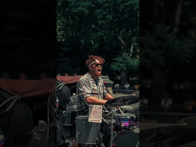 Drummer Grooves in NYC's Washington Square Park #drummer #nyc