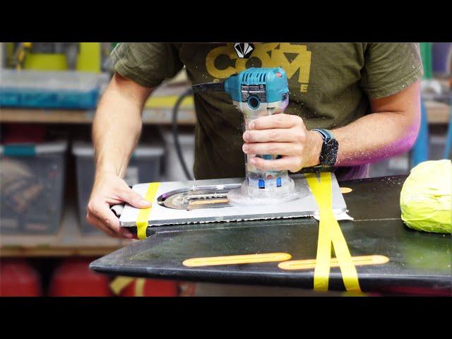 Repairing a Surfboard Fin Box