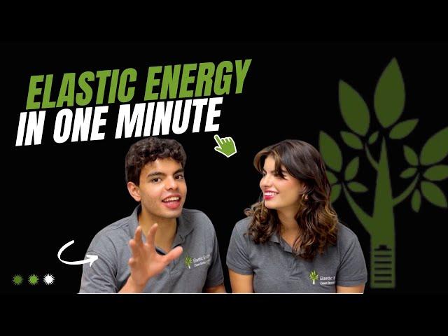 1-Minute Pitch: Elastic Energy's French Tech Application