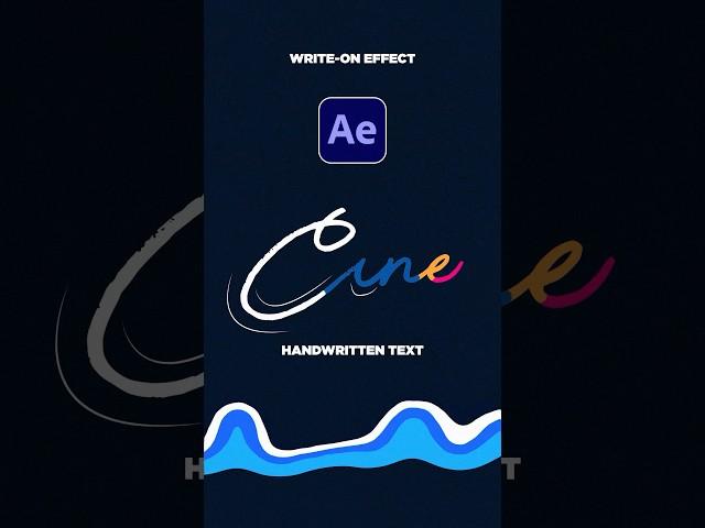 Make Animated Handwritten Text in After Effects