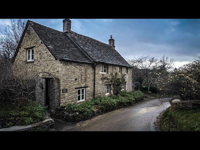 A Sombre Morning Walk in a Cotswold Village | English Countryside