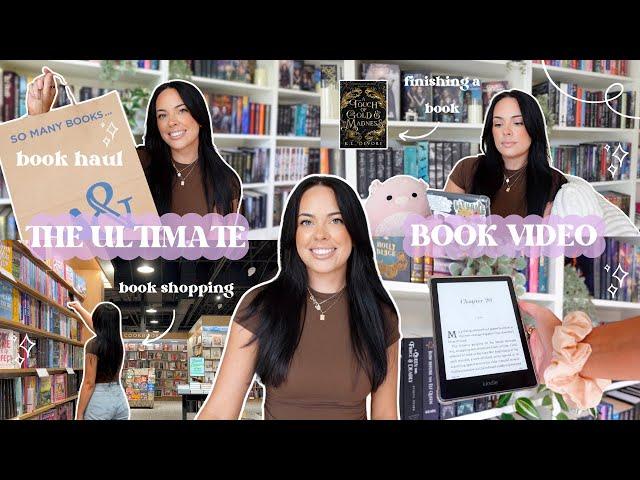 the ultimate BOOK video  book shopping, book haul, and reading ⭐️