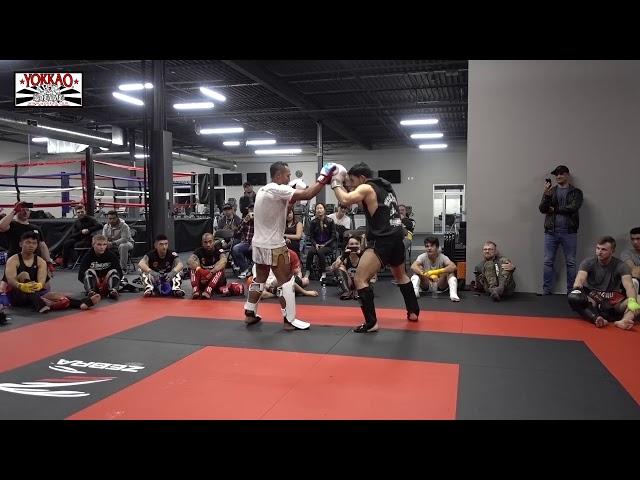 Saenchai sparring in Canada "It's not a Fight!" - YOKKAO Seminar Toronto