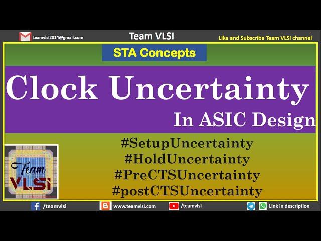 Clock Uncertainty in VLSI | Why clock uncertainty | Factors in Clock Uncertainty