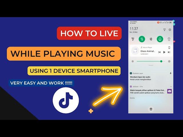 How to Live on Tiktok While Playing Music By 1 Device 2022