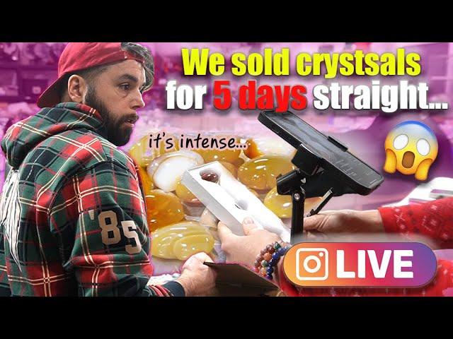 We did a 5-day Instagram live sale... (Selling Crystals on Instagram Live)