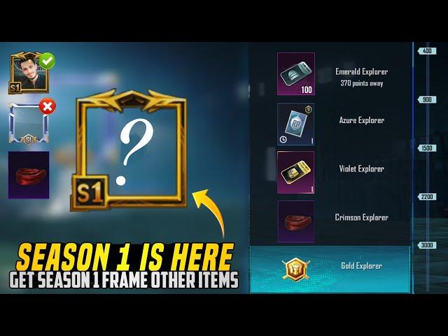 Get Free Season 1 Frame | Old Rare Items Is Coming Back | Got Free 110 Supply Crates | PUBGM