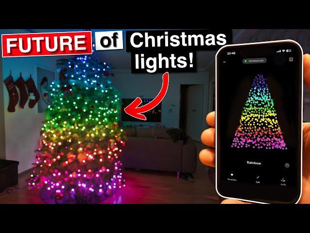 Twinkly Gen II 600 Smart Lights - App Controlled Christmas Lights! Setup and Review.