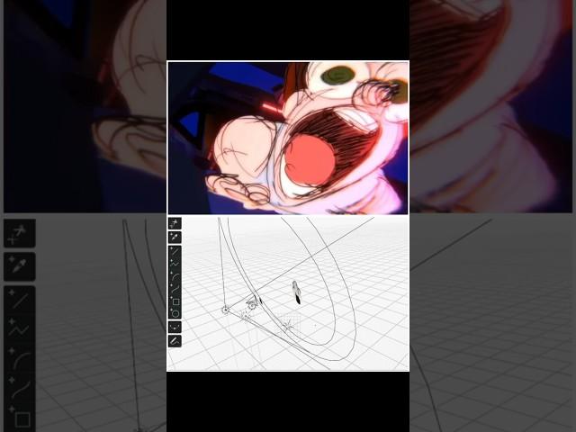 Camera vs outside of the camera #animator #art #blender #greasepencil #animation #shorts