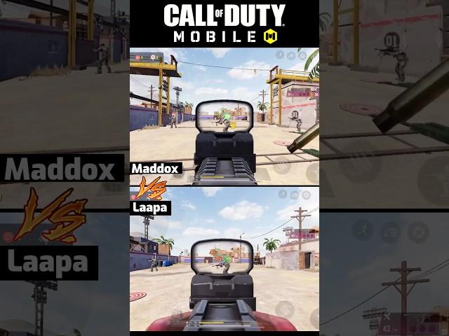  Maddox vs Laapa in Call Of Duty Mobile #shorts #codm #codmobile