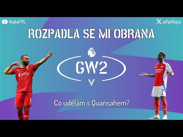 ROZPADLA SE MI OBRANA - Fantasy Premier League 2024/2025