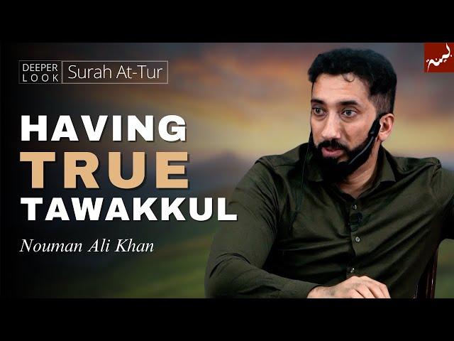 To Truly Rely on Allah - Nouman Ali Khan