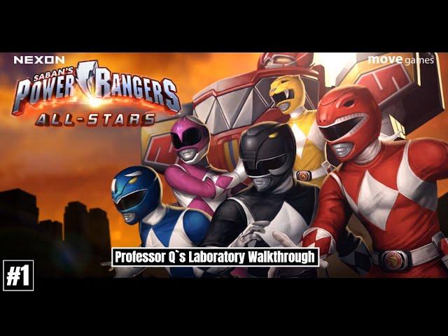 Power Rangers: All Stars Gameplay Android - Zone 1 Professor Q`s Laboratory Walkthrough